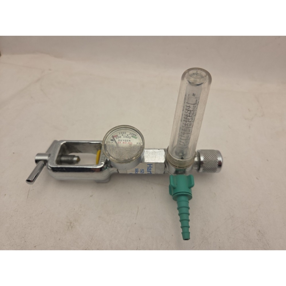 Erie Model 477 Oxygen Flow Meter Regulator - Tested Working